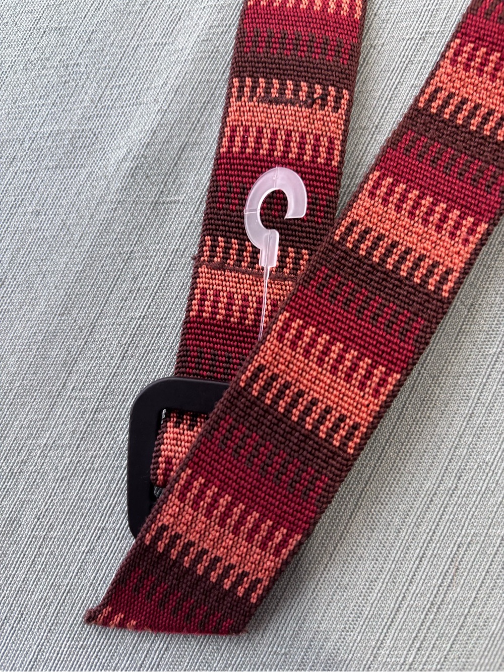 Patagonia Red and Blue Woven Webbing Belt 36 NWOT - Picture 6 of 8